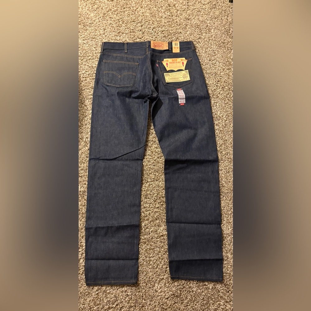 Vintage Levi's 501 Shrink-to-Fit Men's Jeans New with Tags W42 L40 - Picture 4 of 6